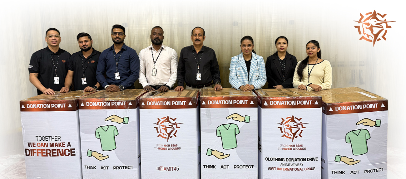 Clothing donation drive banner
